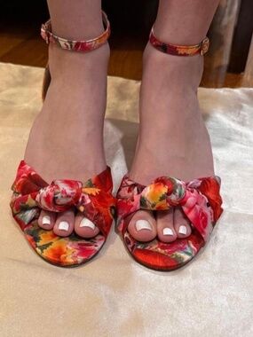 floral heels betsy johnson